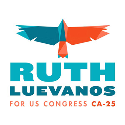 Ruth Luevanos for Congress logo